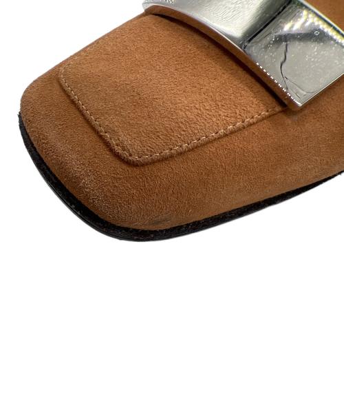 sergio rossi（セルジオロッシ）sergio rossi (セルジオロッシ) スリッポン キャメル サイズ:23.5の古着・服飾アイテム