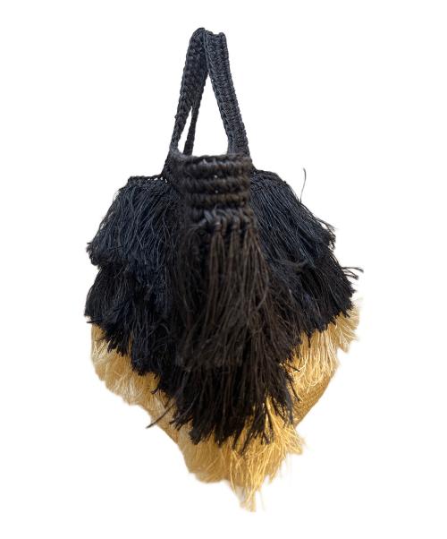 MARNI（マルニ）MARNI (マルニ) カゴバッグ ベージュ×ブラックの古着・服飾アイテム