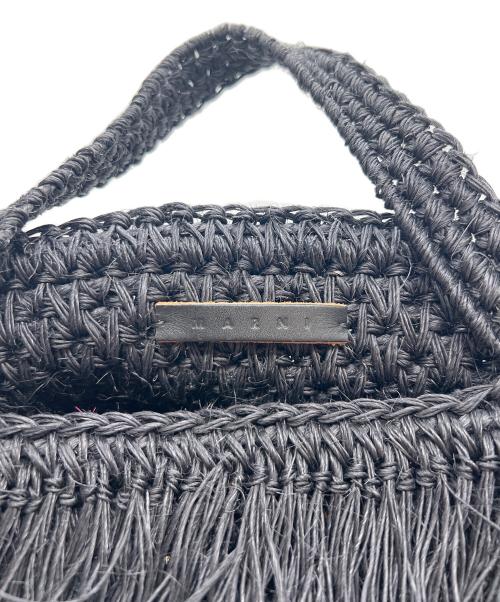 MARNI（マルニ）MARNI (マルニ) カゴバッグ ベージュ×ブラックの古着・服飾アイテム