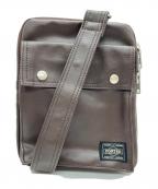 PORTERポーター）の古着「ショルダーポーチ」｜ダークブラウン