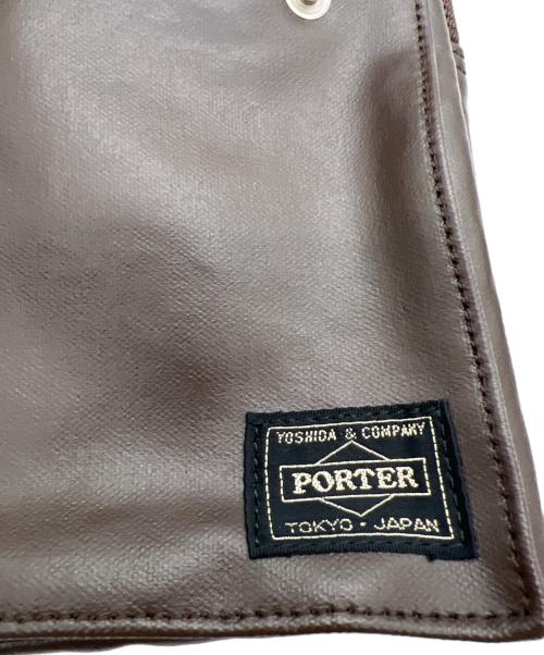 PORTER（ポーター）PORTER (ポーター) ショルダーポーチ ダークブラウンの古着・服飾アイテム