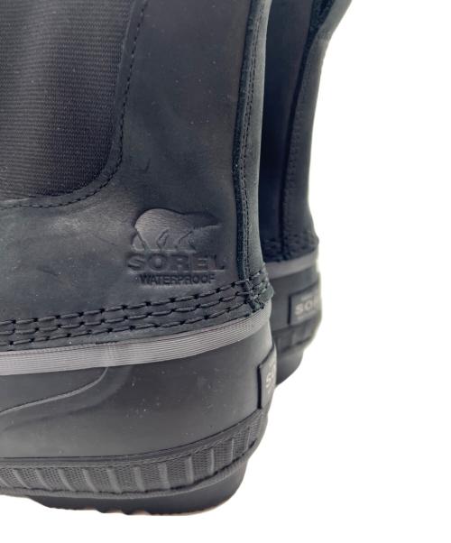 SOREL（ソレル）SOREL (ソレル) サイドゴアブーツ ブラック サイズ:28 未使用品の古着・服飾アイテム