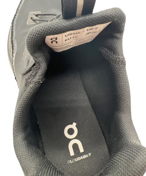 on（オン）on (オン) ローカットスニーカー ブラック サイズ:26.5の古着・服飾アイテム