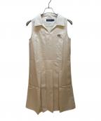 FRED PERRYフレッドペリー）の古着「ノースリーブワンピース」｜ライトグレー