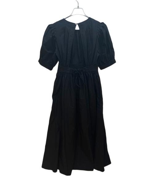 anuans（アニュアンス）anuans (アニュアンス) 半袖ワンピース ブラック サイズ:Sの古着・服飾アイテム