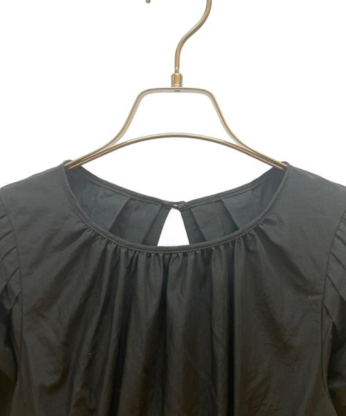 anuans（アニュアンス）anuans (アニュアンス) 半袖ワンピース ブラック サイズ:Sの古着・服飾アイテム