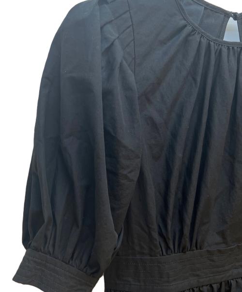 anuans（アニュアンス）anuans (アニュアンス) 半袖ワンピース ブラック サイズ:Sの古着・服飾アイテム