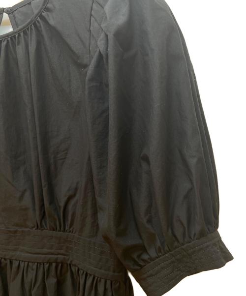 anuans（アニュアンス）anuans (アニュアンス) 半袖ワンピース ブラック サイズ:Sの古着・服飾アイテム