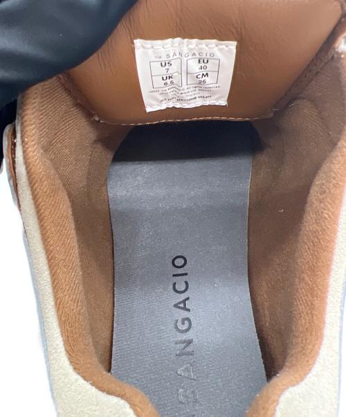 Sangacio（サンガッチョ）Sangacio (サンガッチョ) ローカットスニーカー ホワイト サイズ:25の古着・服飾アイテム