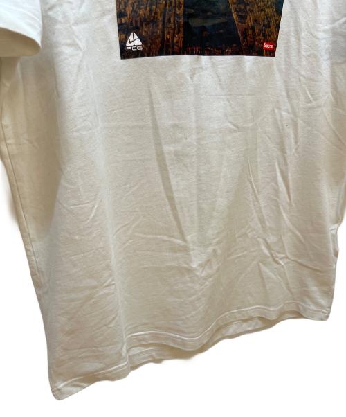 NIKE ACG（ナイキエーシージー）NIKE ACG (ナイキエージーシー) SUPREME (シュプリーム) 半袖カットソー ホワイト サイズ:Lの古着・服飾アイテム