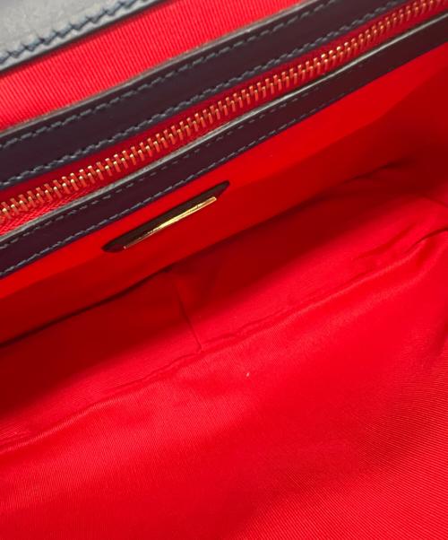 Christian Louboutin（クリスチャン・ルブタン）Christian Louboutin (クリスチャン・ルブタン) チェーンショルダーバッグ ネイビーの古着・服飾アイテム