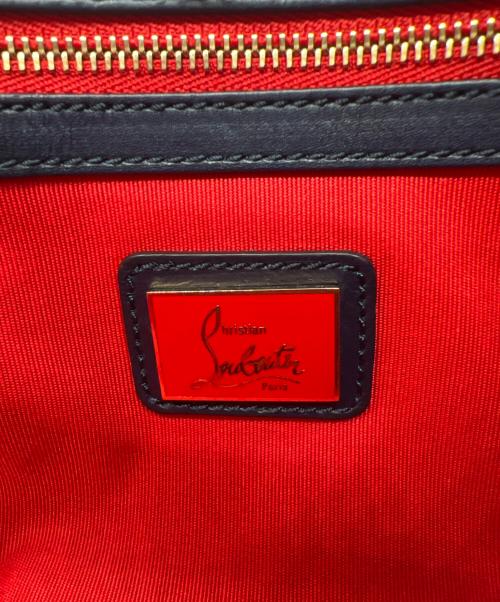Christian Louboutin（クリスチャン・ルブタン）Christian Louboutin (クリスチャン・ルブタン) チェーンショルダーバッグ ネイビーの古着・服飾アイテム