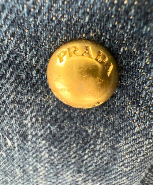 PRADA（プラダ）PRADA (プラダ) ハンドバッグ ブルーの古着・服飾アイテム