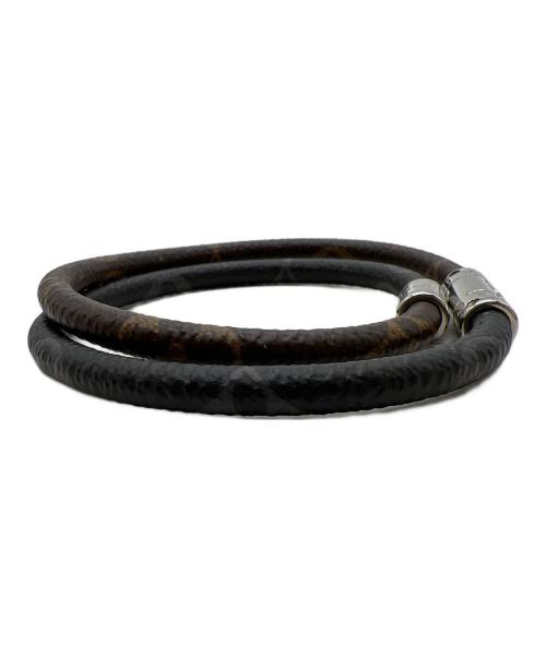 LOUIS VUITTON（ルイ ヴィトン）LOUIS VUITTON (ルイ ヴィトン) ブレスレット ブラウン×ブラックの古着・服飾アイテム