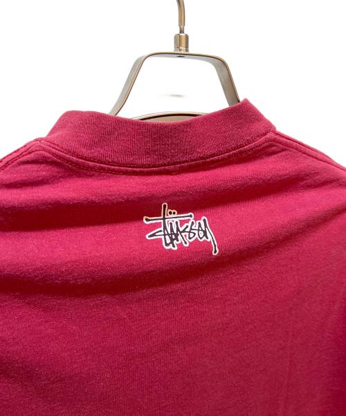 stussy（ステューシー）stussy (ステューシー) プリントTシャツ レッド サイズ:Sの古着・服飾アイテム
