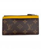 LOUIS VUITTONルイ ヴィトン）の古着「カードケース」｜ブラウン×イエロー