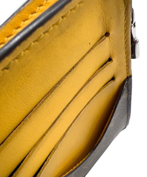 LOUIS VUITTON（ルイ ヴィトン）LOUIS VUITTON (ルイ ヴィトン) カードケース ブラウン×イエローの古着・服飾アイテム