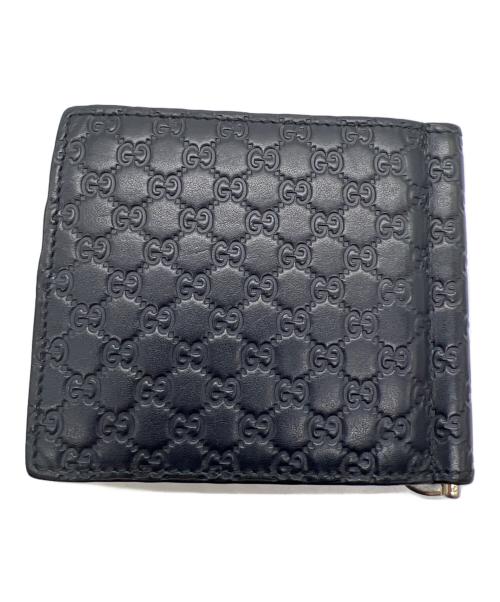 GUCCI（グッチ）GUCCI (グッチ) マネークリップ ネイビーの古着・服飾アイテム