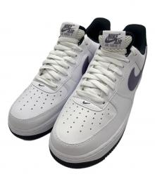 NIKE（ナイキ）の古着「AIR FORCE 1 LOW 'HOOPS WHITE CANYON PURPLE'」｜ホワイト