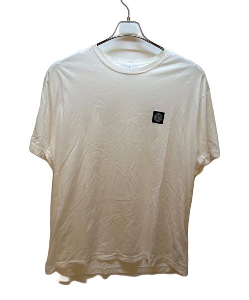 STONE ISLAND（ストーンアイランド）STONE ISLAND (ストーンアイランド) 半袖カットソー ホワイト サイズ:3XLの古着・服飾アイテム