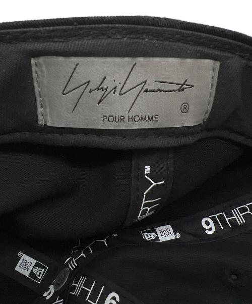 New Era（ニューエラ）New Era (ニューエラ) YOHJI YAMAMOTO (ヨウジヤマモト) キャップ ブラックの古着・服飾アイテム