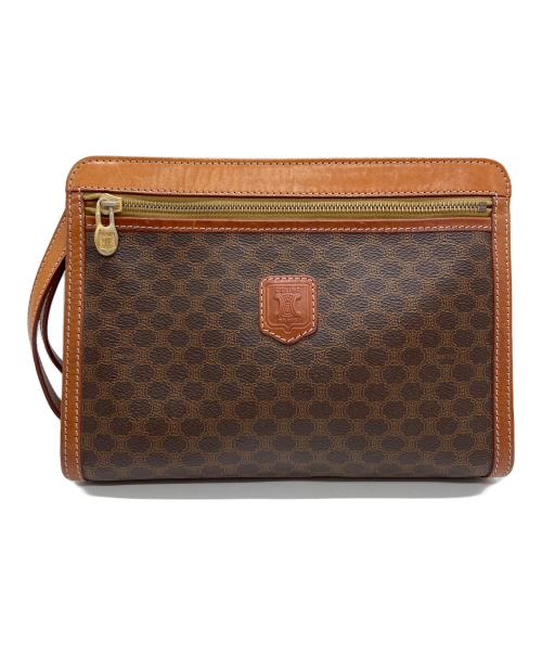 CELINE（セリーヌ）CELINE (セリーヌ) セカンドバッグ ブラウンの古着・服飾アイテム