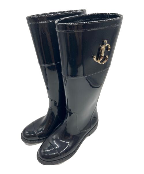 JIMMY CHOO（ジミーチュウ）JIMMY CHOO (ジミーチュウ) 長靴 ブラック サイズ:39の古着・服飾アイテム