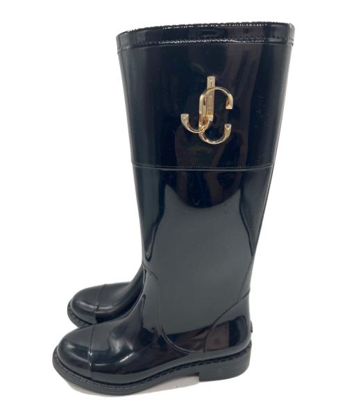 JIMMY CHOO（ジミーチュウ）JIMMY CHOO (ジミーチュウ) 長靴 ブラック サイズ:39の古着・服飾アイテム