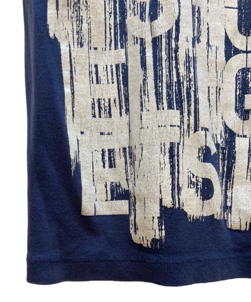 RAF SIMONS（ラフシモンズ）RAF SIMONS (ラフシモンズ) 半袖Vネックカットソー ネイビー サイズ:44の古着・服飾アイテム