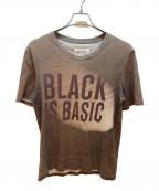 Maison Martin Margielaメゾンマルタンマルジェラ）の古着「半袖カットソー」｜ブラウン