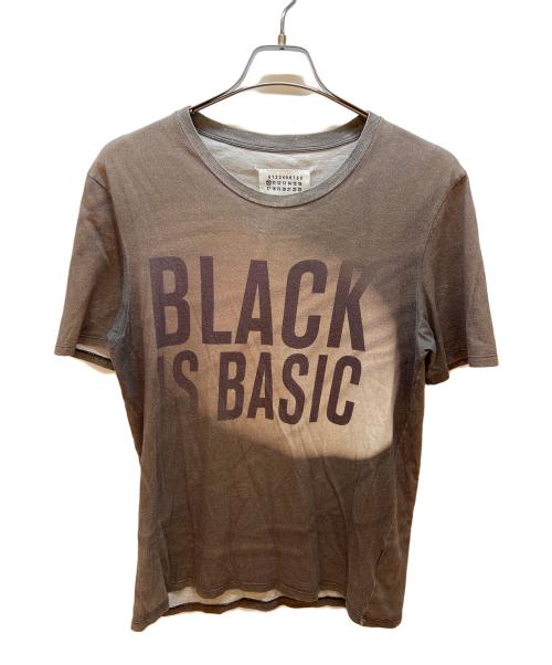 Maison Martin Margiela（メゾンマルタンマルジェラ）Maison Martin Margiela (メゾンマルタンマルジェラ) 半袖カットソー ブラウン サイズ:Mの古着・服飾アイテム