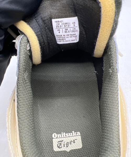 Onitsuka Tiger（オニツカタイガー）Onitsuka Tiger (オニツカタイガー) Onitsuka Tiger DENTIGRE ホワイト×オリーブ サイズ:23.5の古着・服飾アイテム
