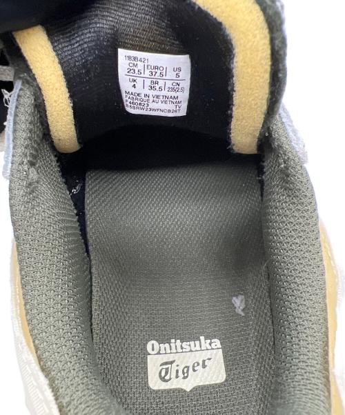 Onitsuka Tiger（オニツカタイガー）Onitsuka Tiger (オニツカタイガー) Onitsuka Tiger DENTIGRE ホワイト×オリーブ サイズ:23.5の古着・服飾アイテム