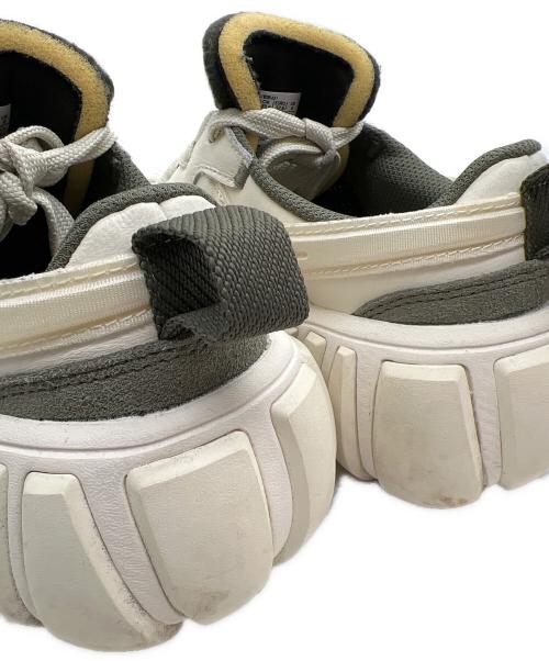 Onitsuka Tiger（オニツカタイガー）Onitsuka Tiger (オニツカタイガー) Onitsuka Tiger DENTIGRE ホワイト×オリーブ サイズ:23.5の古着・服飾アイテム