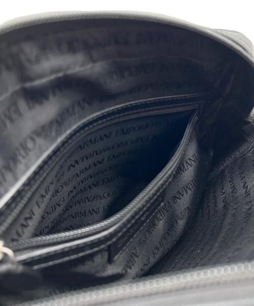 EMPORIO ARMANI（エンポリオ アルマーニ）EMPORIO ARMANI (エンポリオアルマーニ) ショルダーバッグ ブラックの古着・服飾アイテム