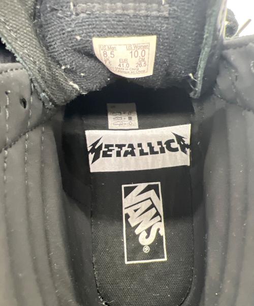 VANS（ヴァンズ）VANS (バンズ) METALLICA (メタリカ) Vans Sk8-Hi Re-Issue Metallica ブラック サイズ:26.5の古着・服飾アイテム