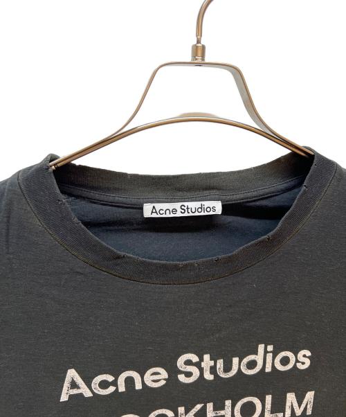 Acne studios（アクネ ストゥディオス）Acne studios (アクネ ストゥディオス) 半袖カットソー ブラック サイズ:Lの古着・服飾アイテム