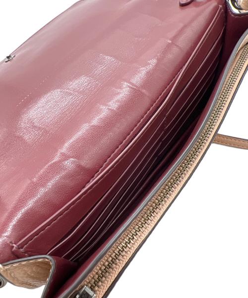 COACH（コーチ）COACH (コーチ) ショルダーウォレット/ヘイデン フォルドオーバー ベージュの古着・服飾アイテム