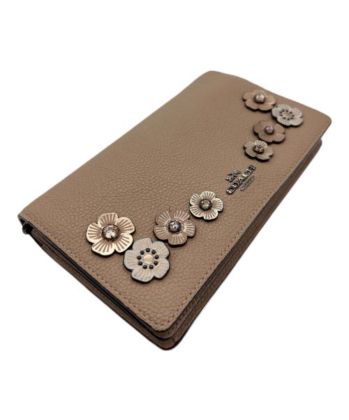 COACH（コーチ）COACH (コーチ) ショルダーウォレット/ヘイデン フォルドオーバー ベージュの古着・服飾アイテム