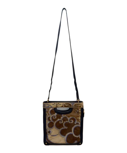 Emilio Pucci（エミリオ プッチ）Emilio Pucci (エミリオ プッチ) ショルダーバッグ ネイビーの古着・服飾アイテム
