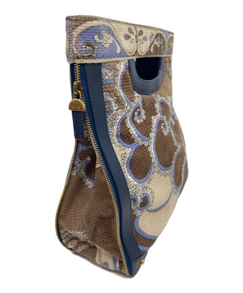 Emilio Pucci（エミリオ プッチ）Emilio Pucci (エミリオ プッチ) ショルダーバッグ ネイビーの古着・服飾アイテム