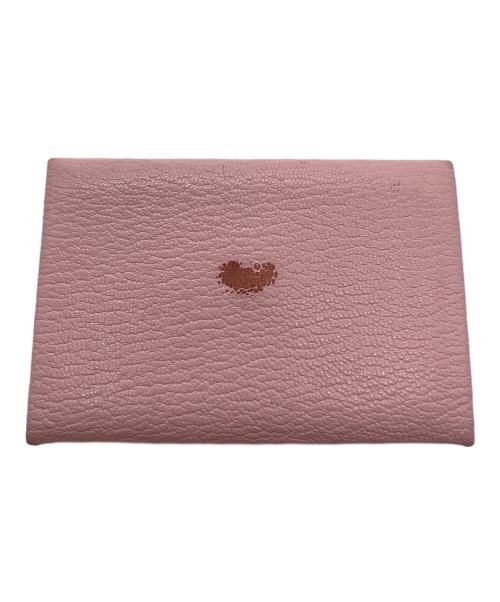 HERMES（エルメス）HERMES (エルメス) カードケース ピンクの古着・服飾アイテム