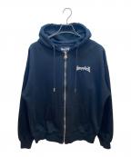 SUPPLIERサプライヤー）の古着「ジップパーカー」｜ブラック