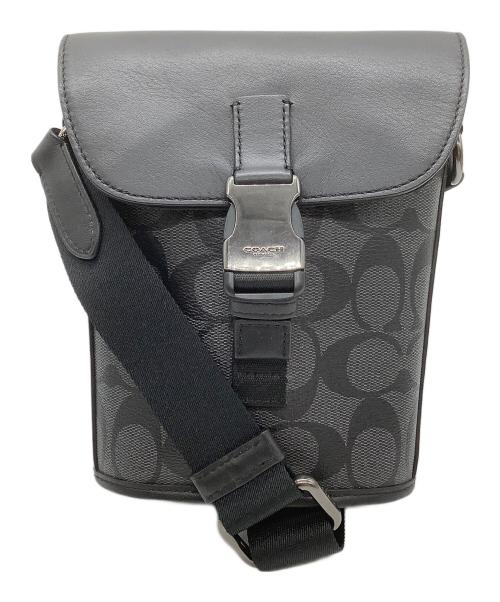 COACH（コーチ）COACH (コーチ) ショルダーバッグ ブラック×グレーの古着・服飾アイテム