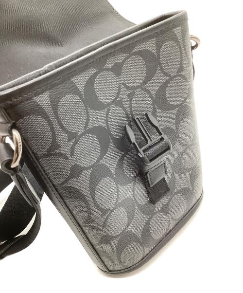 COACH（コーチ）COACH (コーチ) ショルダーバッグ ブラック×グレーの古着・服飾アイテム