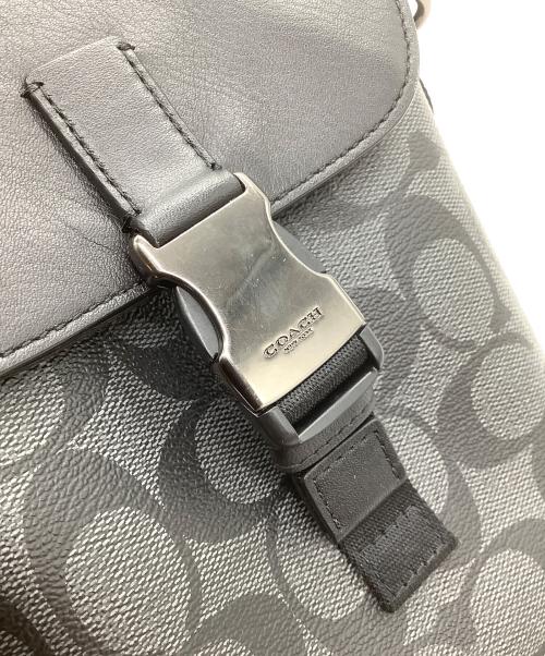 COACH（コーチ）COACH (コーチ) ショルダーバッグ ブラック×グレーの古着・服飾アイテム