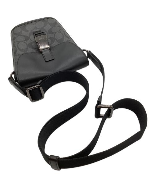 COACH（コーチ）COACH (コーチ) ショルダーバッグ ブラック×グレーの古着・服飾アイテム