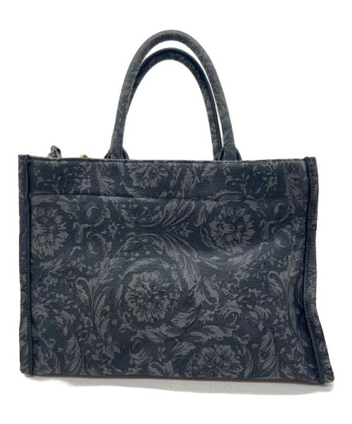 VERSACE（ヴェルサーチェ）VERSACE (ヴェルサーチェ) 2WAYバッグ ブラックの古着・服飾アイテム