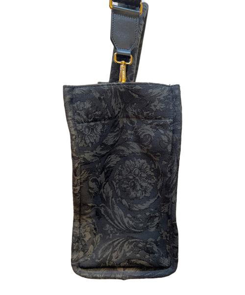 VERSACE（ヴェルサーチェ）VERSACE (ヴェルサーチェ) 2WAYバッグ ブラックの古着・服飾アイテム