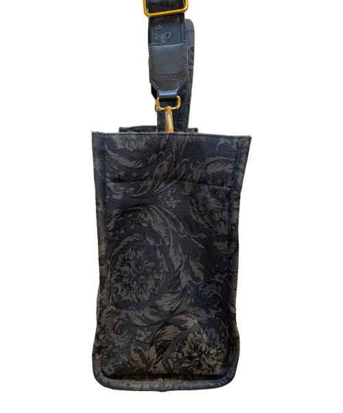 VERSACE（ヴェルサーチェ）VERSACE (ヴェルサーチェ) 2WAYバッグ ブラックの古着・服飾アイテム